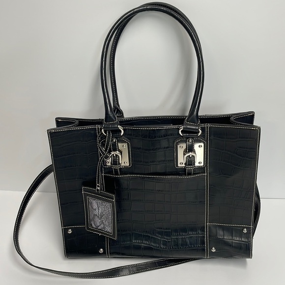 Wilsons Leather Handbags - WILSON LEATHER BRIEFCASE CROSSBODY